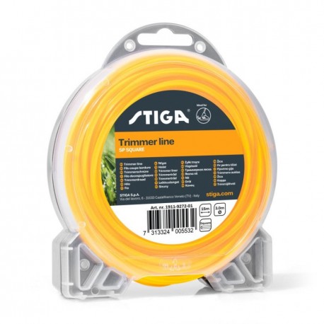 Żyłka tnąca STIGA SP66 KWADRAT blister 3,0/15m