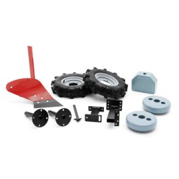 Pług z gumowymi oponami do kultywatora