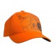 Pomarańczowa czapka Xplorer z nadrukiem pilarki